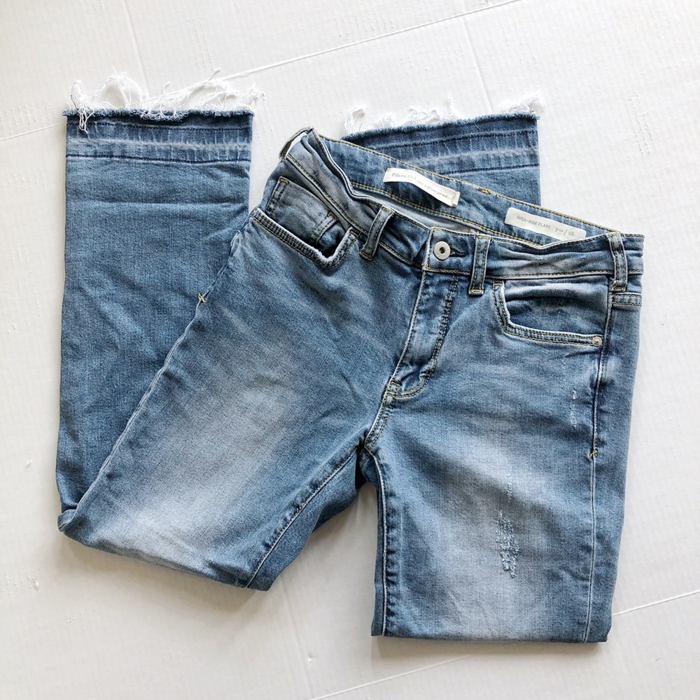 Pilcro high rise flare jeans